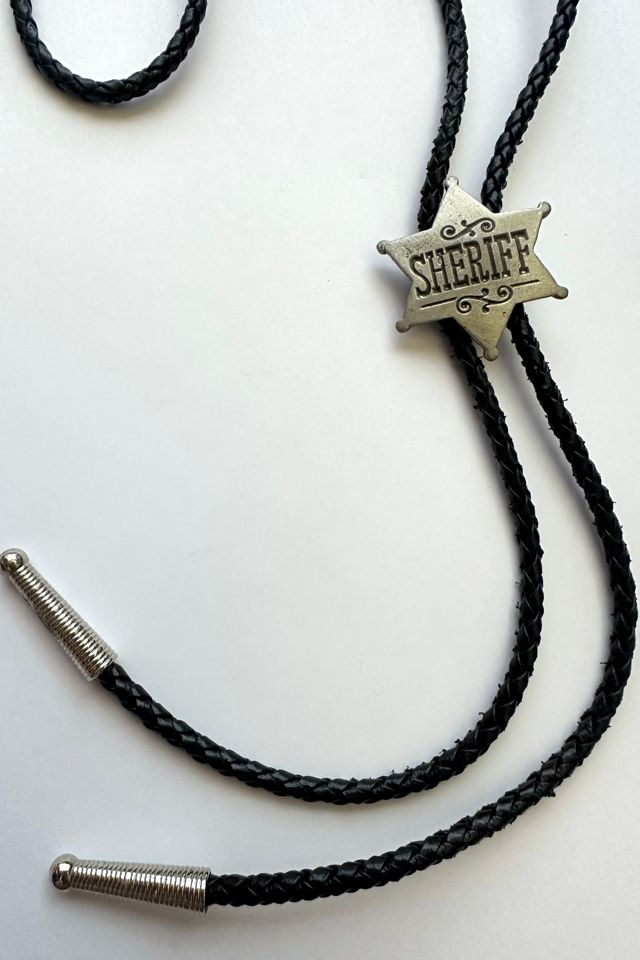 Vintage Sheriff Bolo Tie Selected by Grievous Angel Vintage #3