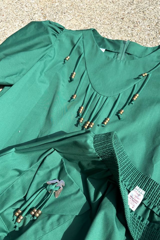 Vintage 1970s Green Square Dancing Set Selected by Grievous Angel Vintage #3
