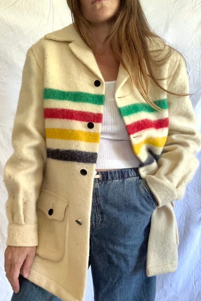 Vintage Hudson Bay Blanket Coat Selected by Grievous Angel Vintage #1