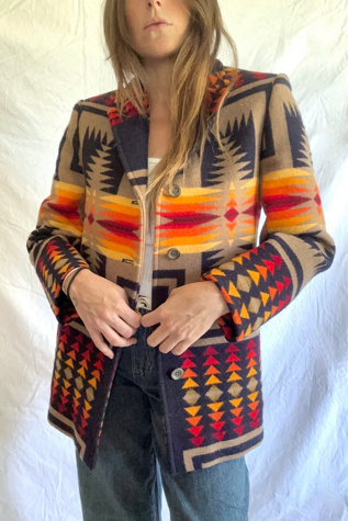 Vintage 1970s Pendleton Coat Selected by Grievous Angel Vintage