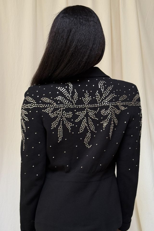 Vintage 1940's Art Deco Studded Jacket Selected By Afterlife Boutique #1
