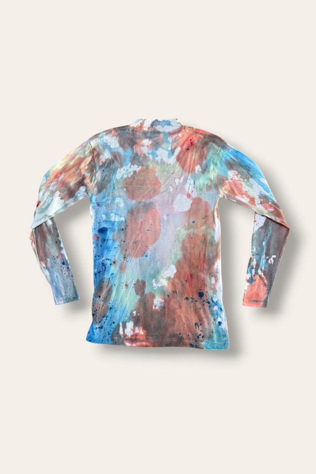 Vintage Hand-Dyed Mock Neck Long Sleeve Shirt Selected By Afterlife Boutique #2