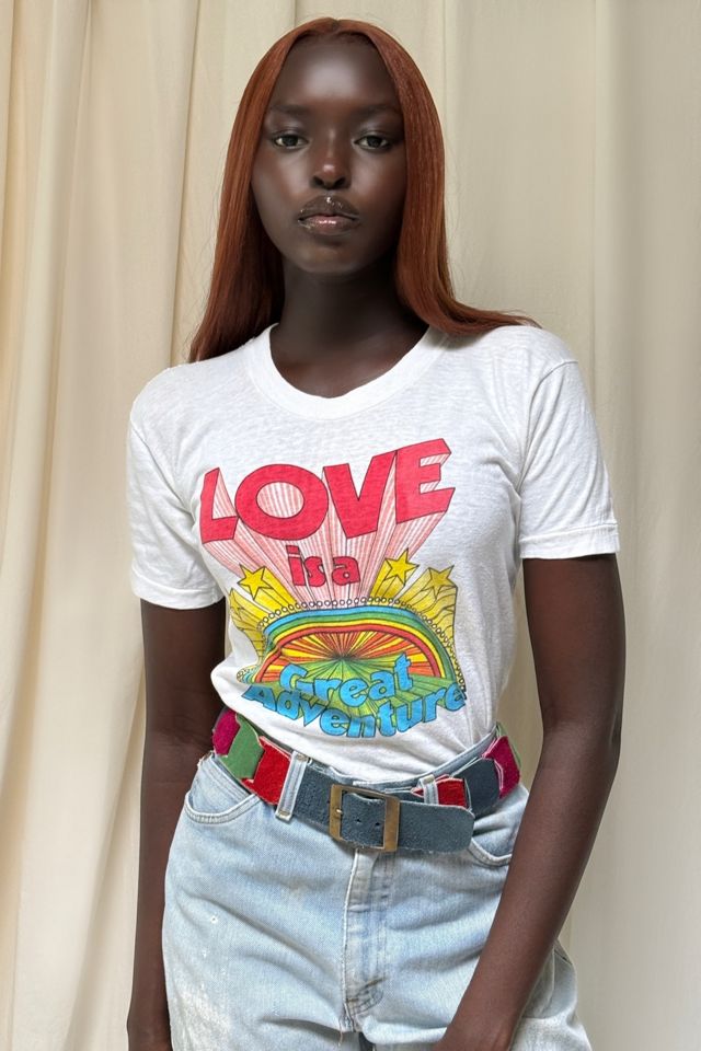 Vintage 1970's "Love is a Great Adventure" T-Shirt Selected By Afterlife Boutique #2