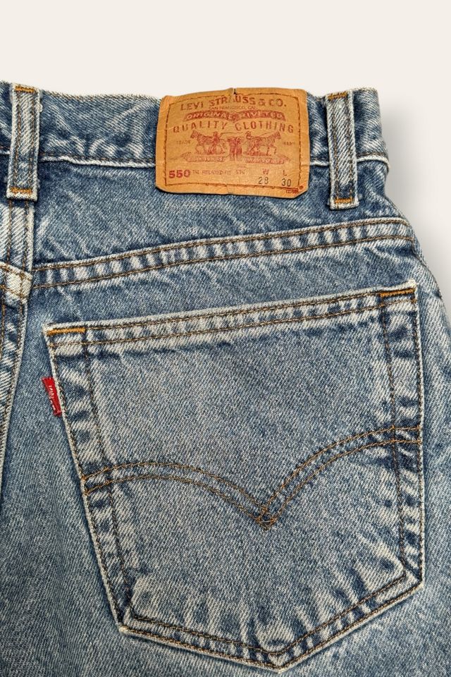 Vintage Levi's 550 Denim Jeans Selected By Afterlife Boutique #1