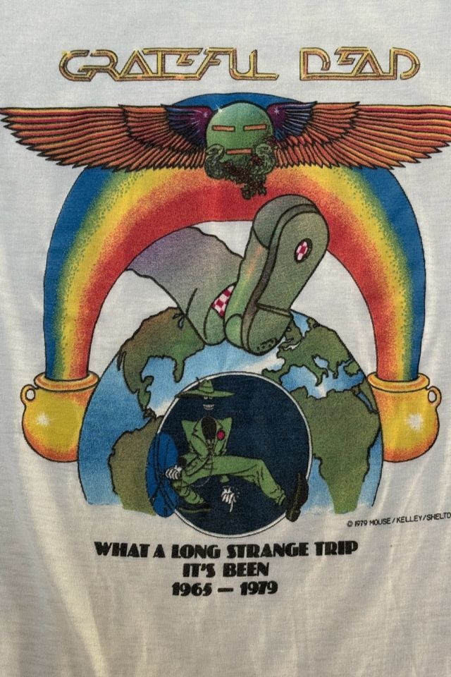 Vintage 1970's Grateful Dead "What A Long Strange Trip It's Been" T-Shirt Selected By Afterlife Boutique #2