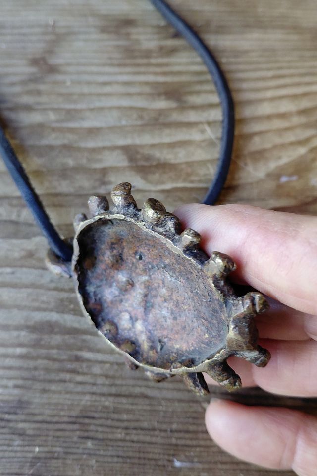 Vintage African Mask Pendant Necklace Selected by Garbage Soup #3
