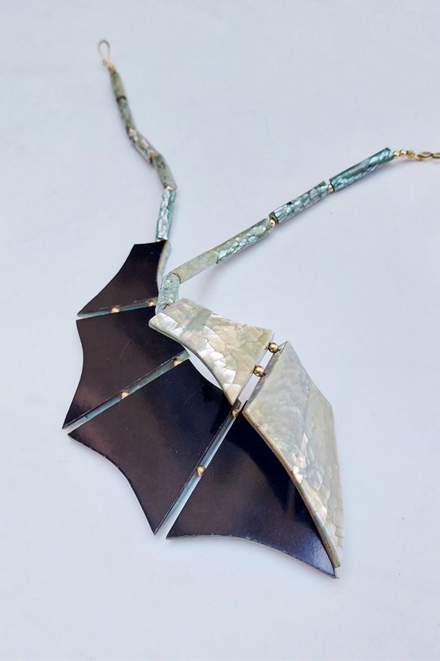 1980's Iridescent Mother of Pearl Necklace Selected by Garbage Soup #2