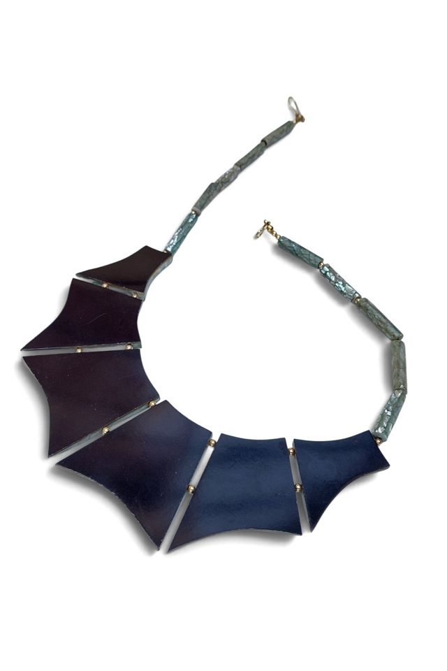 1980's Iridescent Mother of Pearl Necklace Selected by Garbage Soup #3