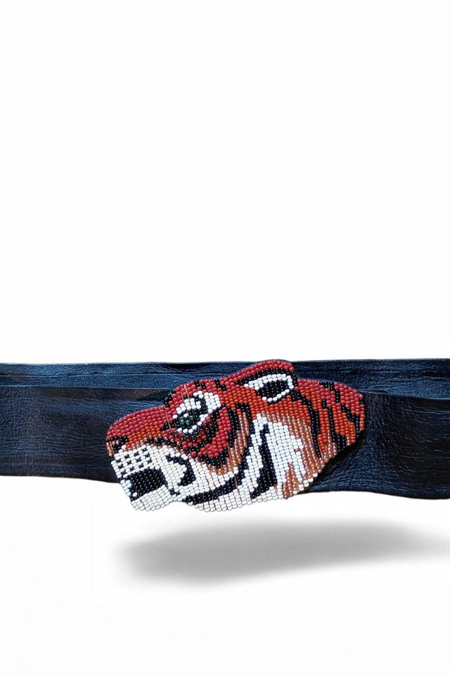 Laise Adzer Beaded Tiger Buckle Belt Selected by Garbage Soup #1