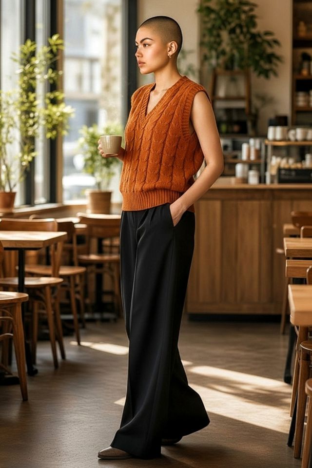Vintage Anne Klein Sweater Vest Selected by Garbage Soup #1