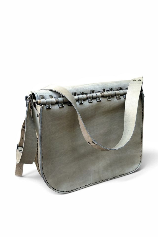 Handcrafted Hieroglyphics Leather Bag Selected by Garbage Soup #1