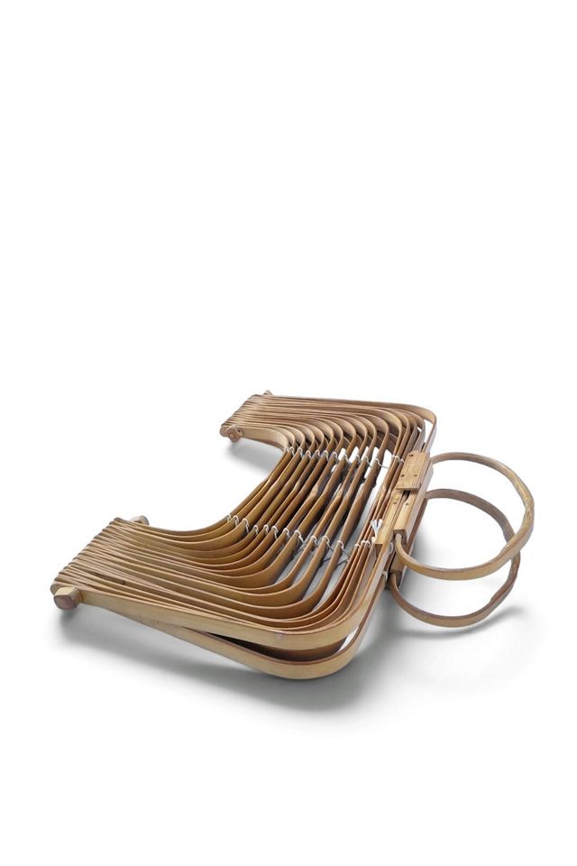 1940's Collapsible Japanese Bamboo Purse Selected by Garbage Soup #3