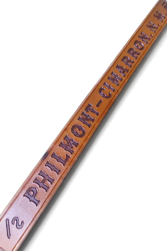 Vintage Philmont Ranch Tooled Leather Belt Selected by Garbage Soup #3