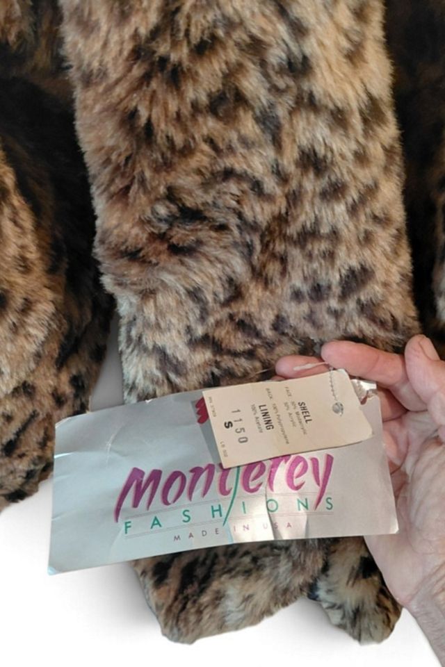 1990's Leopard Faux Fur Swing Coat Selected by Garbage Soup #2