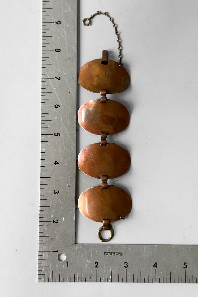 Mid Century Copper Panel Bracelet Selected by MARMALADE #3
