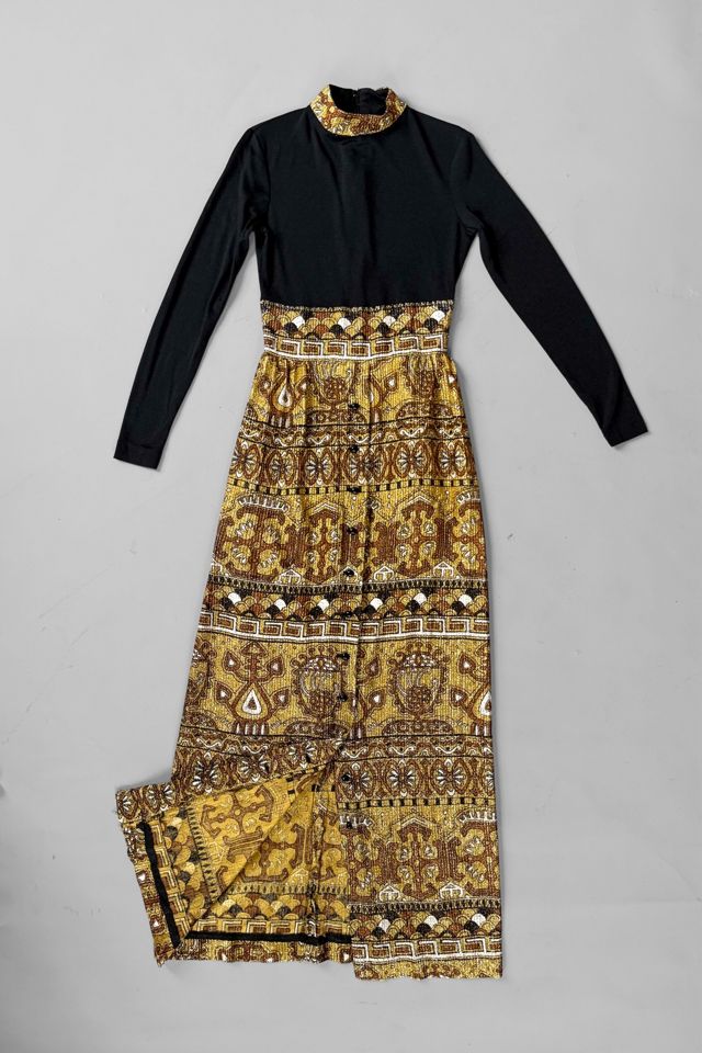 60s Mod Metallic Maxi Dress Selected by MARMALADE #1