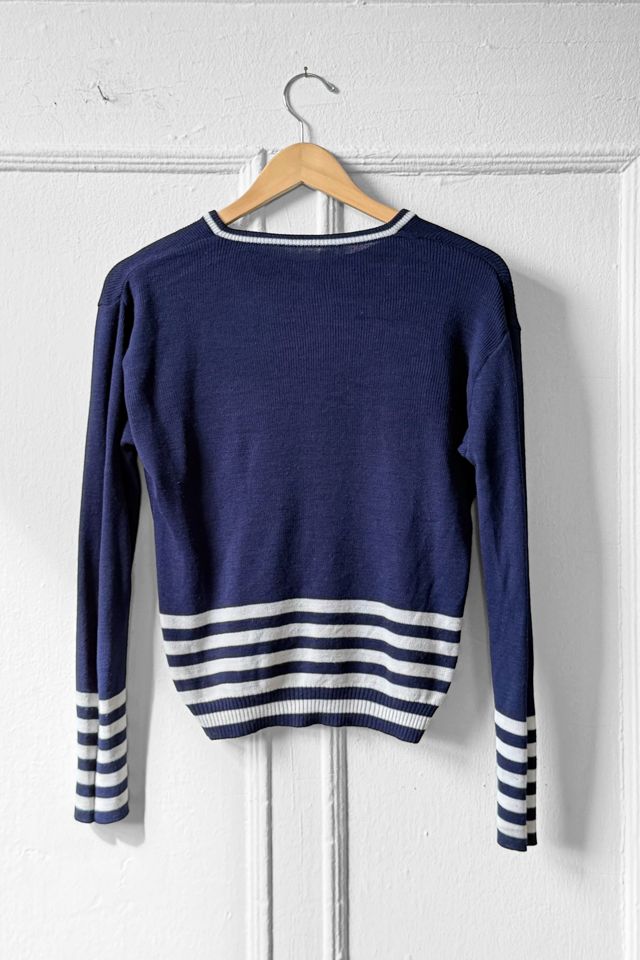 70s Vintage Nautical Seagull Sweater Selected by MARMALADE #2