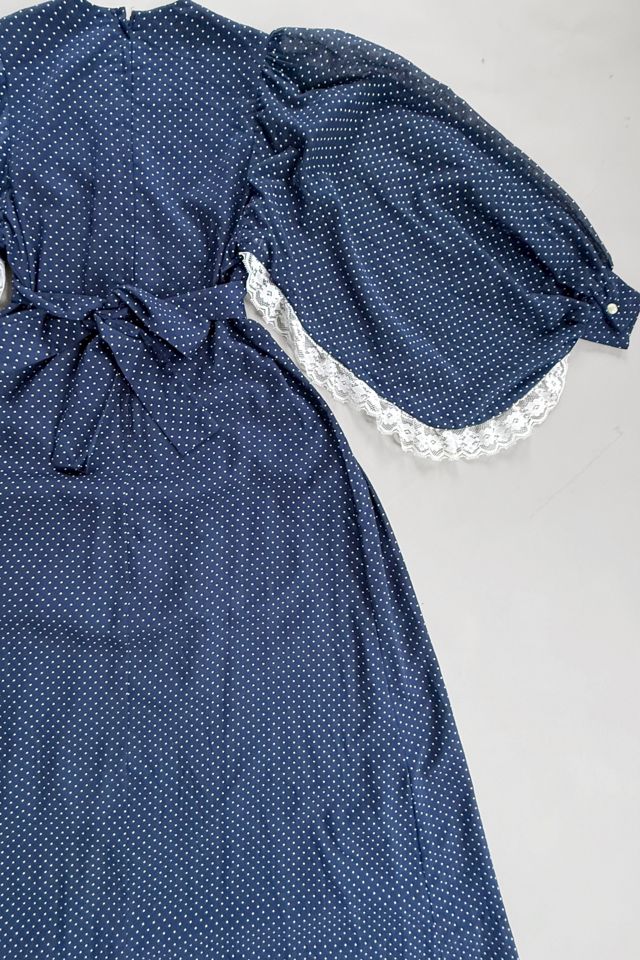 70s Angel Sleeve CottageCore Lace Trim Maxi Dress Selected by MARMALADE #2