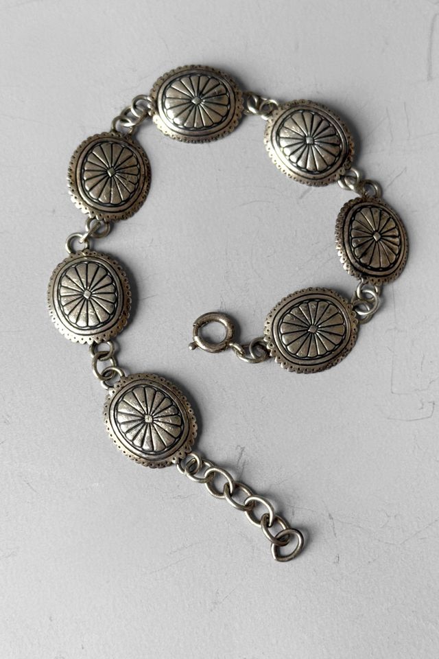 Vintage Sterling Silver Southwest Panel Bracelet Selected by MARMALADE #1