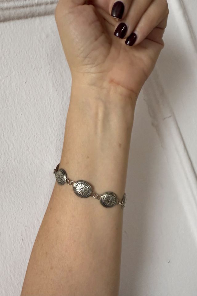 Vintage Sterling Silver Southwest Panel Bracelet Selected by MARMALADE #2