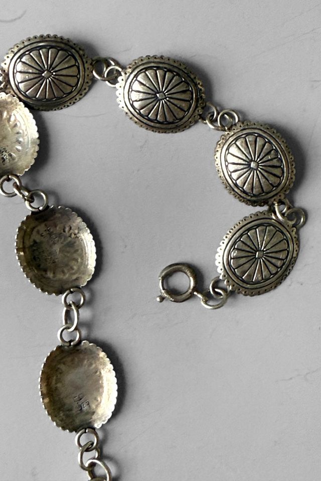 Vintage Sterling Silver Southwest Panel Bracelet Selected by MARMALADE #3