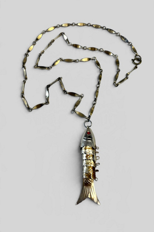 70s Articulating Fish Pendant Selected by MARMALADE