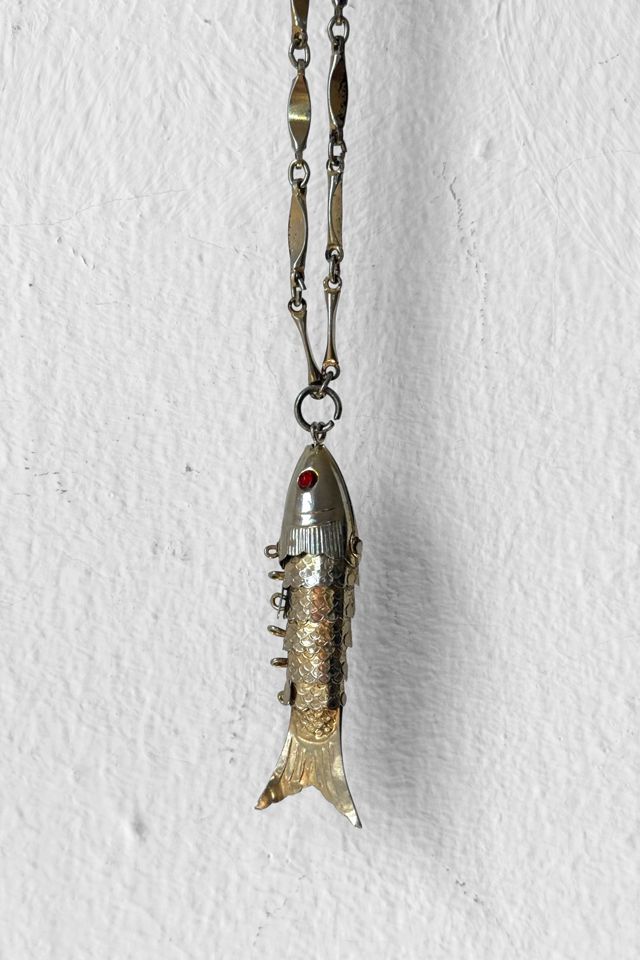 70s Articulating Fish Pendant Selected by MARMALADE #1