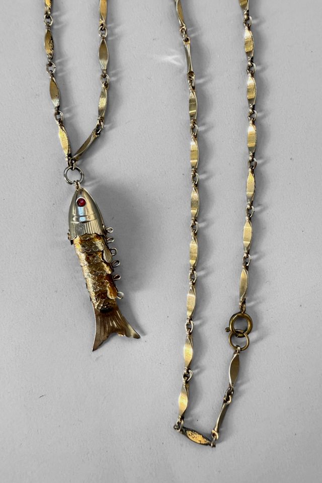 70s Articulating Fish Pendant Selected by MARMALADE #3