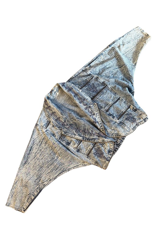 Vintage Acid Washed Denim Jacket Selected By Ankh By Racquel #2