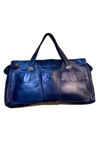 Vintage 1970's Oblong Leather Purse Selected By Ankh By Racquel