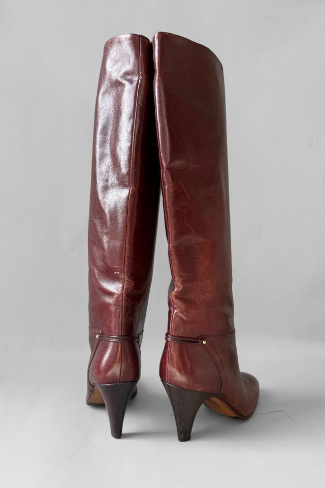 70s Bally Stacked Heel Leather Riding Boots Selected by MARMALADE #1