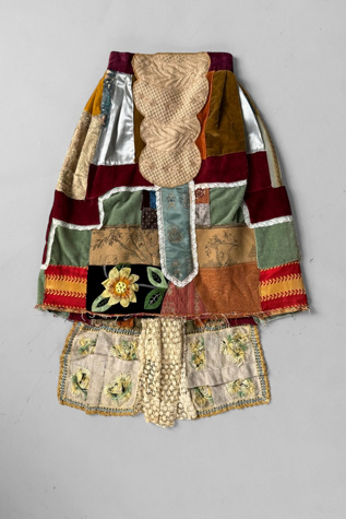 BoHo Vintage Textile Patchwork Skirt Selected by MARMALADE