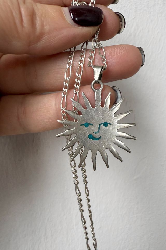 Vintage Taxco Sterling Silver Sun Charm Selected by MARMALADE #2