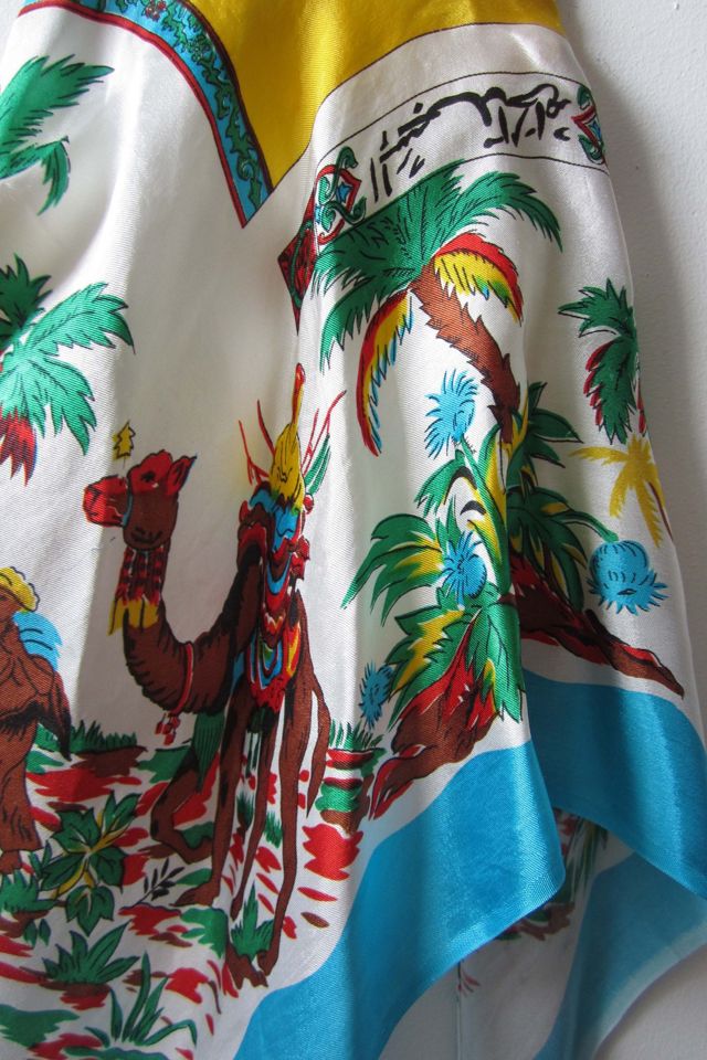 Highdive one-of-a-kind THE EDIE Scarf Hat in Morocco Souvenir Print #2
