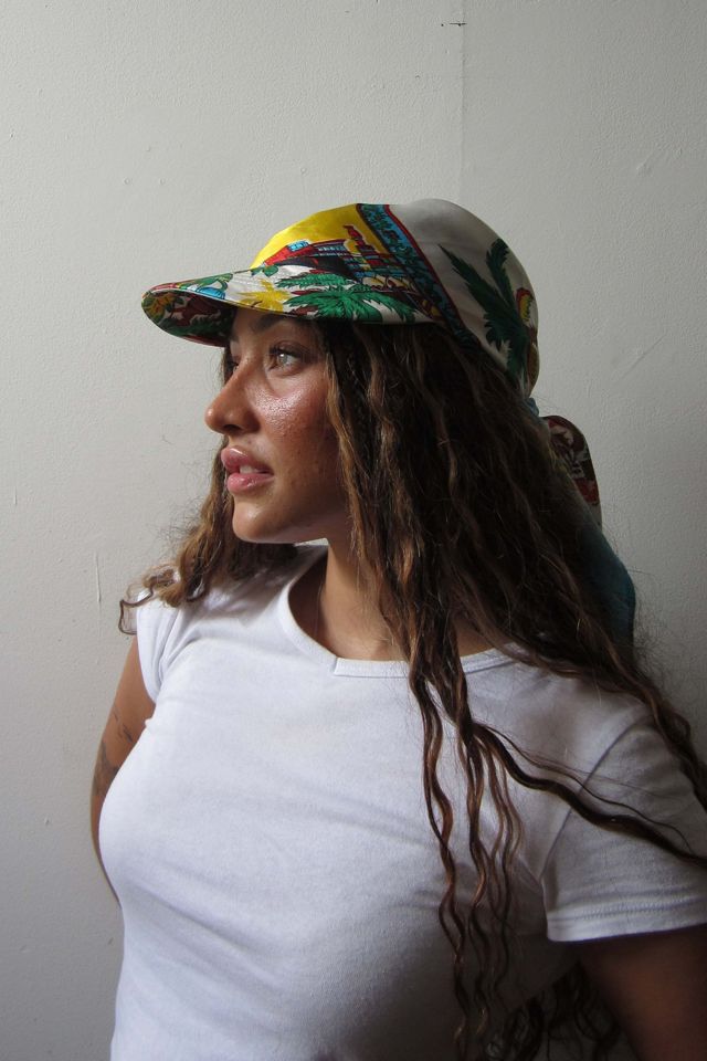 Highdive one-of-a-kind THE EDIE Scarf Hat in Morocco Souvenir Print #3