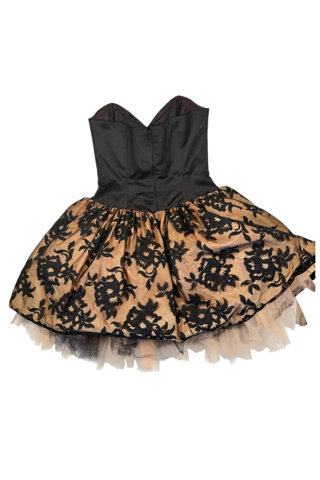 Vintage Strapless Lace Dress Selected By Ankh By Racquel #1