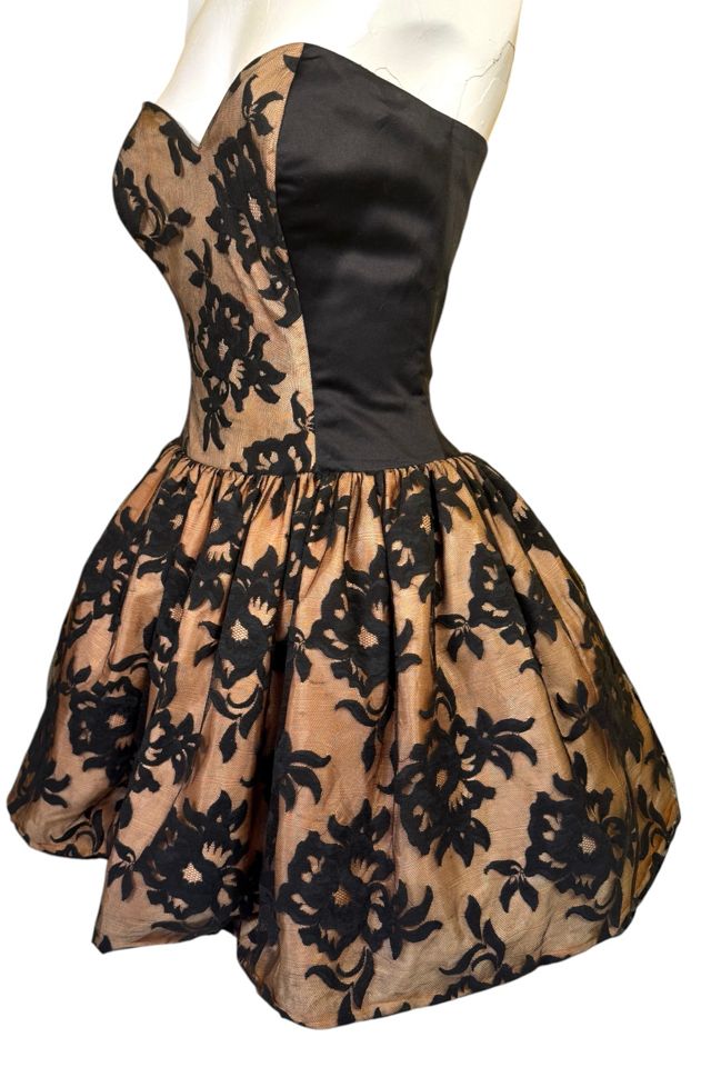 Vintage Strapless Lace Dress Selected By Ankh By Racquel #2