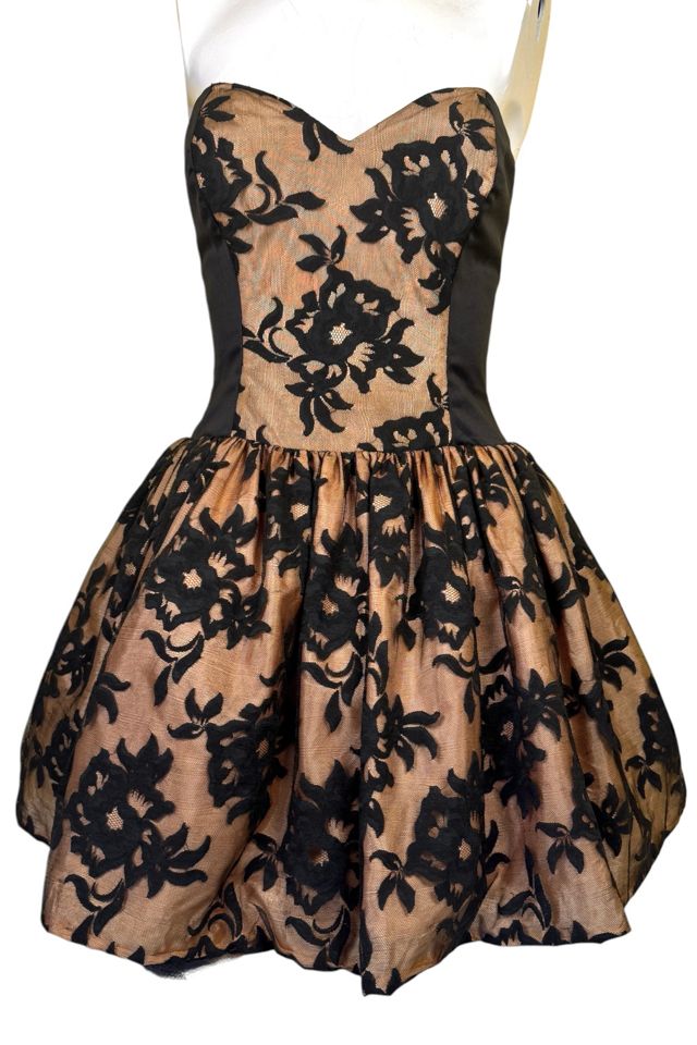 Vintage Strapless Lace Dress Selected By Ankh By Racquel #3