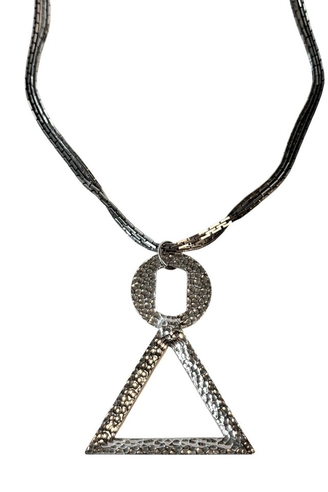 Vintage Large Silver Pendant Selected By Ankh By Racquel #1