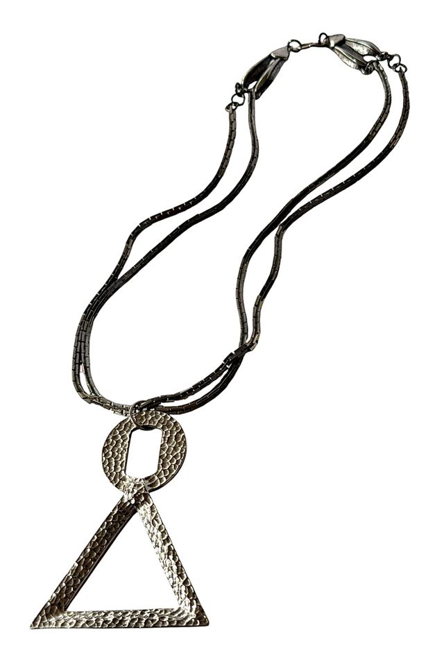 Vintage Large Silver Pendant Selected By Ankh By Racquel #2