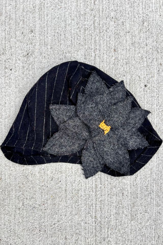 Vintage 20’s Style Appliqué Hat Selected by Nomad Vintage #1