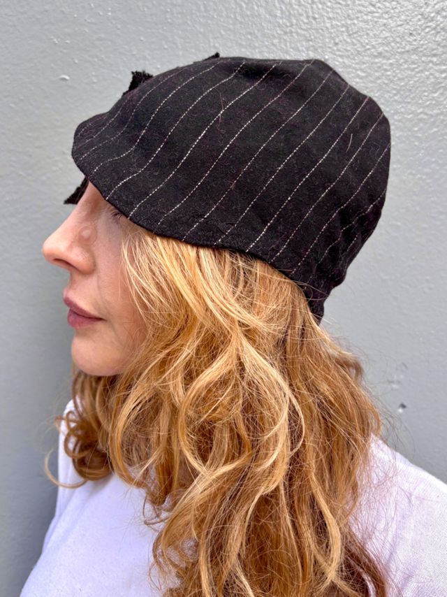 Vintage 20’s Style Appliqué Hat Selected by Nomad Vintage #3