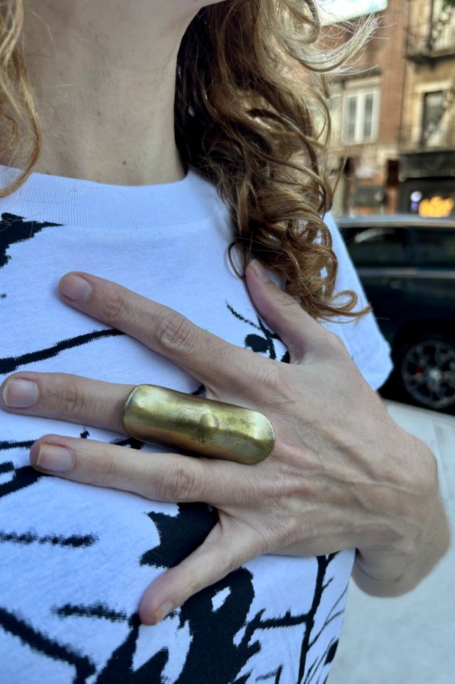 Vintage Brass Knuckle Ring Selected by Nomad Vintage #2
