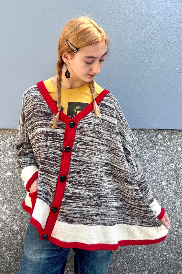 Y2K Oversized Paul Frank Sock Monkey Cardigan Selected by Nomad Vintage #1
