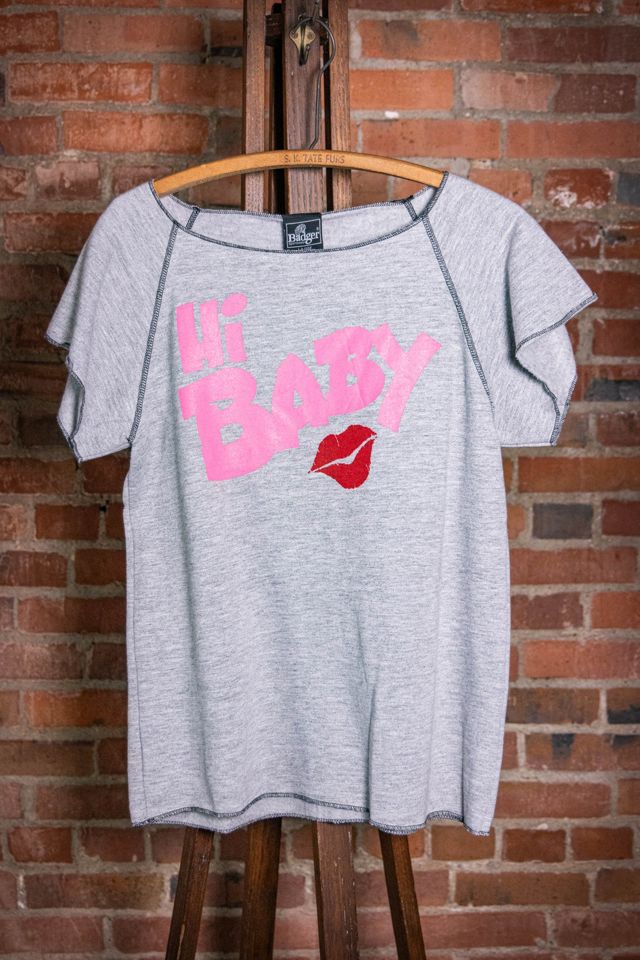 Vintage 80s Hi Baby Short Sleeve Sweatshirt Selected by Black Shag Vintage #1