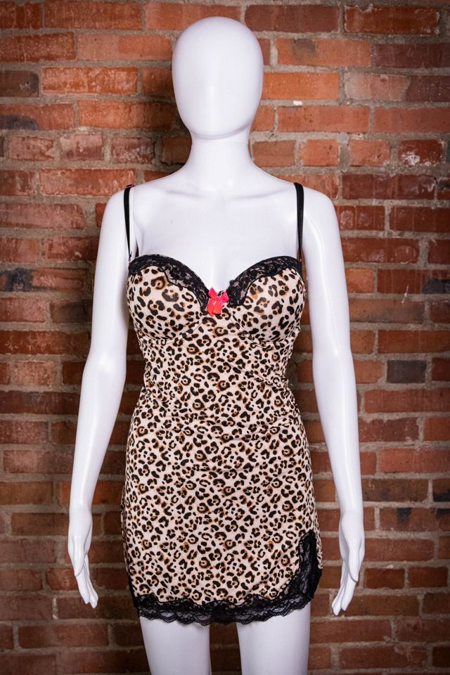 Vintage Leopard Print Slip Selected By Black Shag Vintage #1