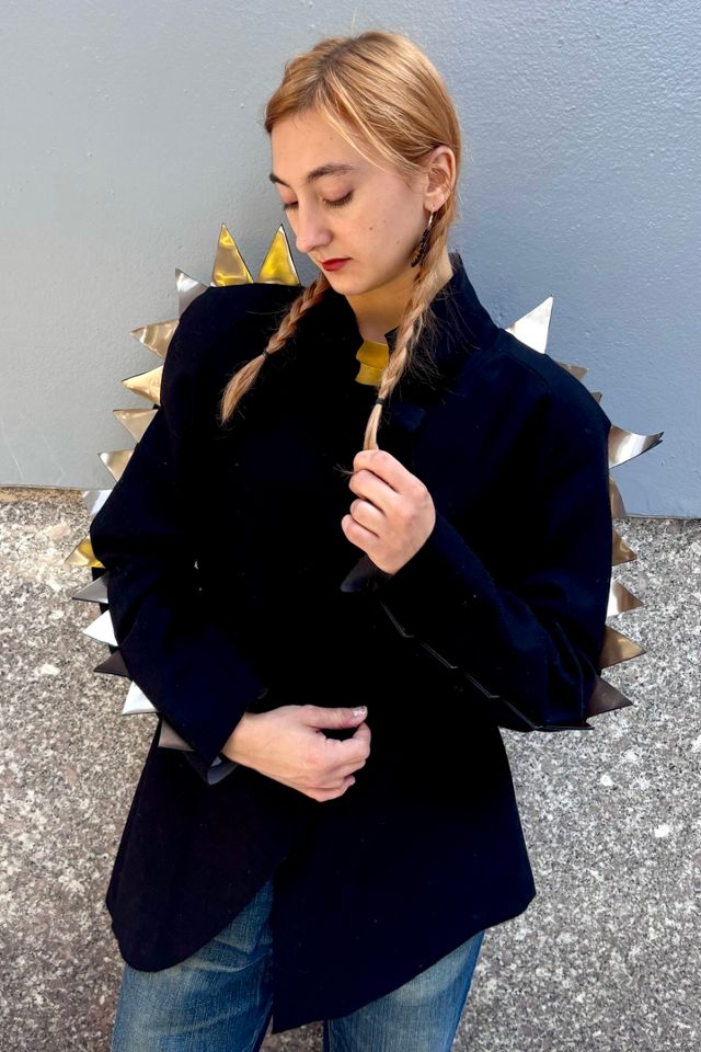 Vintage Metallic Triangle Punk Jacket Selected by Nomad Vintage #1