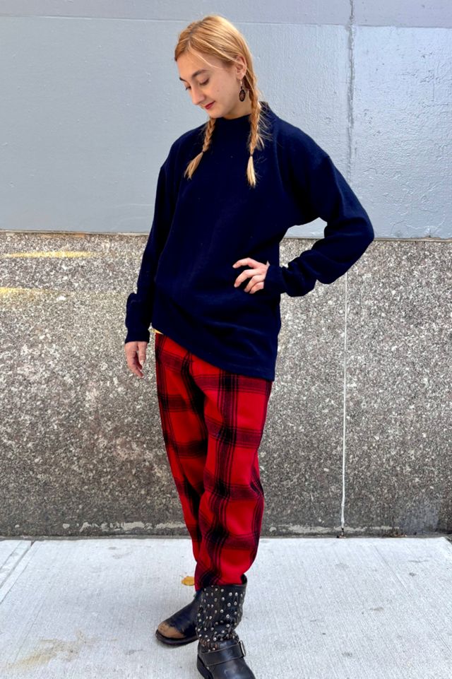 Mid-Century Navy Wool Sweater Selected by Nomad Vintage #2