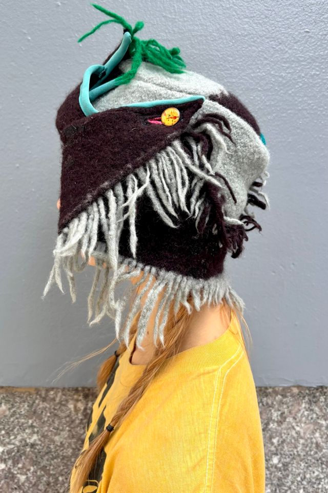 Vintage Designer Handmade Statement Hat Selected by Nomad Vintage #3