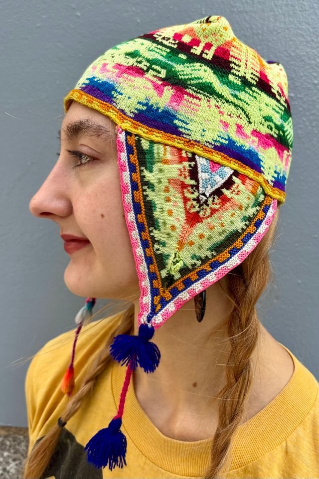 Vintage Handwoven Peruvian Hat Selected by Nomad Vintage #1